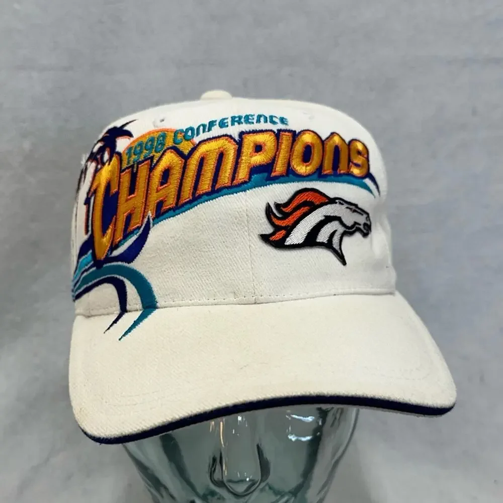Denver Broncos vintage 1998 Conference Champions‎ Miami Bound Baseball Hat OS